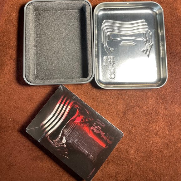 Star wars Kylo Ren playing Deck cards In Tin box New - Picture 5 of 5